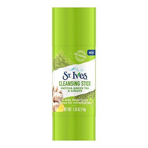 St. Ives St. Ives Detox Me Daily Cleansing Stick, Matcha Green Tea & Ginger 1.6 Oz Skin Care Yellow Green