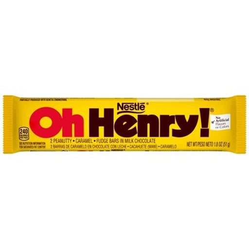 Oh Henry Oh Henry Candy Bar 1.8 Oz. Wrapper Candy & Chocolate Black