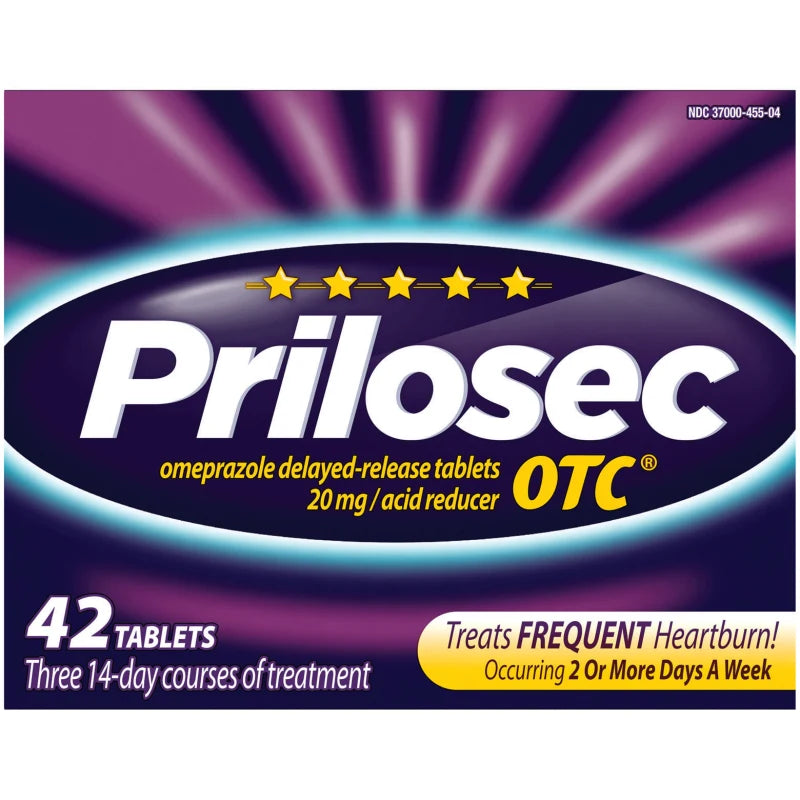 Prilosec Prilosec OTC 20mg Delayed-Release Tablets (42ct) Medicine & Drugs White Smoke