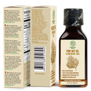SiberianGreen.com Siberian Pine Nut Oil with Cedar Resin – 100 ml for Immune Support & Digestive Health Cooking Oils Tan