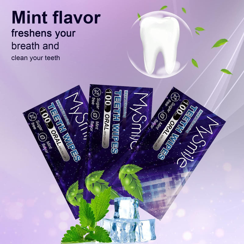 MySmile Deep Cleaning Teeth Wipes for Tooth Cleaner Teeth Wipes Thistle