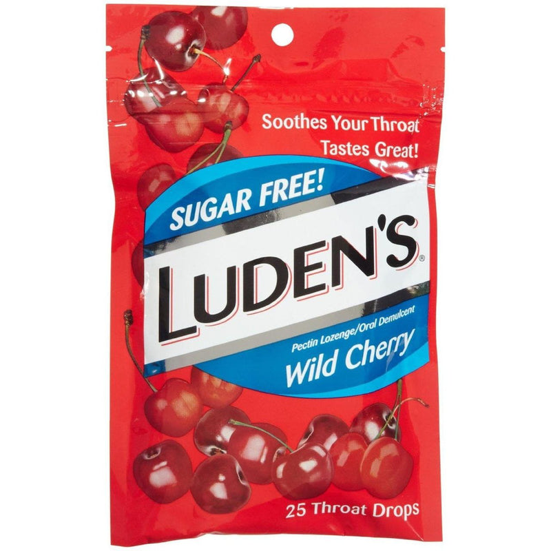Luden's Luden's Throat Drops, Sugar Free, Wild Cherry Health & Beauty White Smoke