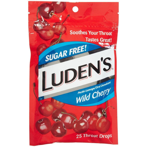 Luden's Luden's Throat Drops, Sugar Free, Wild Cherry Health & Beauty White Smoke