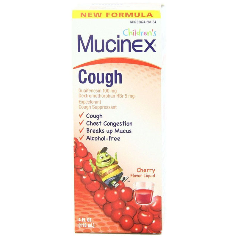 Mucinex Mucinex® Children's Cough – Cherry Flavor (4 Fl Oz) Health & Beauty White Smoke
