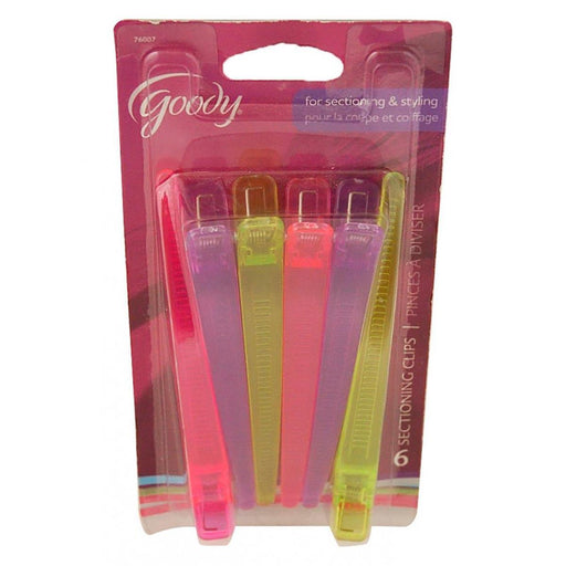 Goody Goody Sectioning Clips, 1 Start Hair Care White Smoke