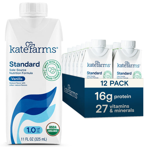 Kate Farms Kate Farms Standard 1.0 Vanilla Oral Supplement / Tube Feeding Formula, 11 Oz. Carton #851823006683 Fitness & Nutrition White Smoke
