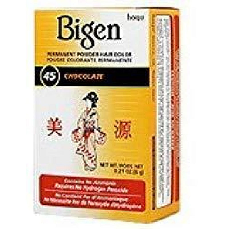 Bigen Bigen Permanent Powder Hair Color #45 Chocolate -pc Hair Color Lavender