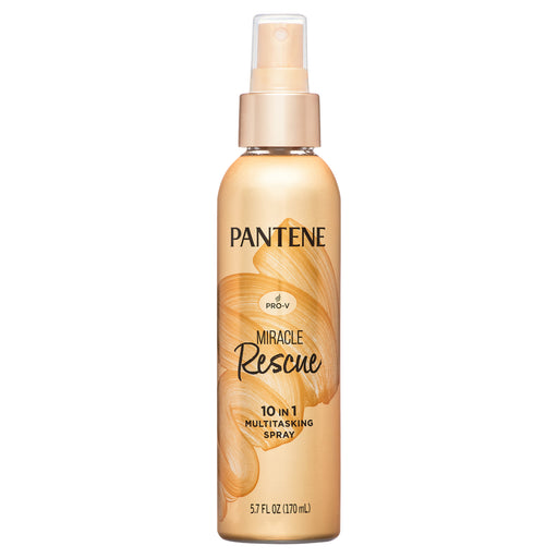 Pantene Pantene Multitasking Spray, 10 In 1, Miracle Rescue 5.7 Fl Oz Hair Spray White Smoke