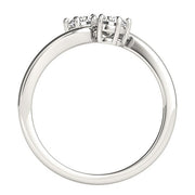 Bids.com Solitaire Two Stone Diamond Ring in 14k White Gold (1/2 cttw) Rings White Smoke 3 / White Gold,3.5 / White Gold,4 / White Gold,4.5 / White Gold,5 / White Gold,5.5 / White Gold,6 / White Gold,6.5 / White Gold,7 / White Gold,7.5 / White Gold,8 / White Gold,8.5 / White Gold,9 / White Gold