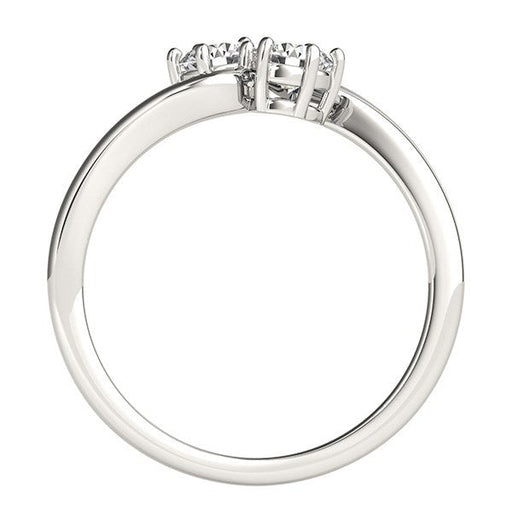Bids.com Solitaire Two Stone Diamond Ring in 14k White Gold (1/2 cttw) Rings White Smoke 3 / White Gold,3.5 / White Gold,4 / White Gold,4.5 / White Gold,5 / White Gold,5.5 / White Gold,6 / White Gold,6.5 / White Gold,7 / White Gold,7.5 / White Gold,8 / White Gold,8.5 / White Gold,9 / White Gold