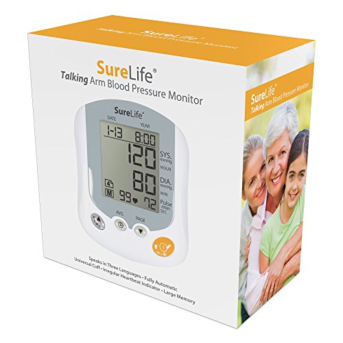 SureLife SureLife Talking Blood Pressure Monitor W/ Universal Cuff 860214 Blood Pressure Monitors Lavender