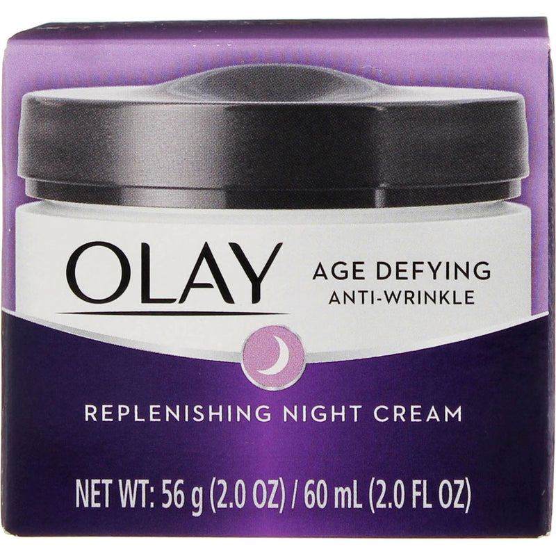 Olay Olay Age Defying Anti-Wrinkle Night Cream - 2oz Face Cream Light Gray