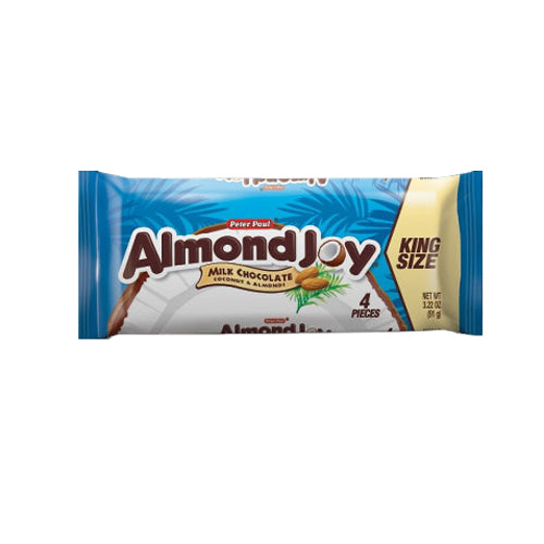 Hershey's Almond Joy King Size Candy Bars, Coconut and Almond Milk Chocolate, 18 Count Box Candy & Chocolate White Smoke