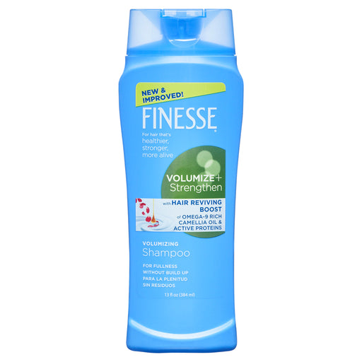 Finesse Finesse Volumize + Strengthen Volumizing Shampoo 13 Fl Oz Shampoo Cornflower Blue