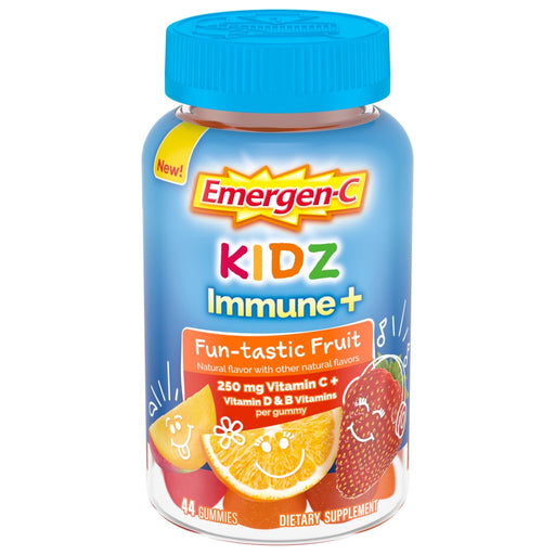 Emergen-C Emergen-C Kidz Immune+ Immune Support Dietary Supplements Vitamin Fruit Flavored Vitamins & Supplements Deep Sky Blue