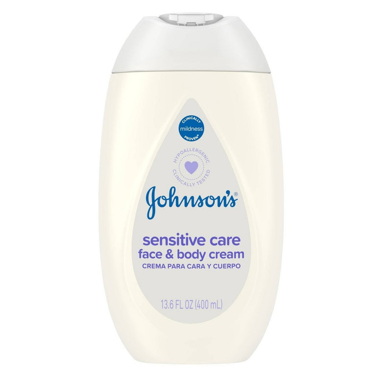 Johnson's Johnson's Sensitive Care Baby Face And Body Cream - 13.5oz Bath & Body Seashell