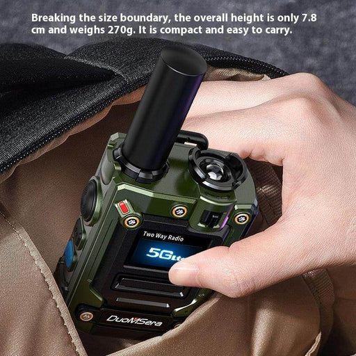 SmartPursue™ 5G Global Walkie Talkie Long-distance All Network Overseas Walkie Talkie Black Green / Domestic version,Green / International version