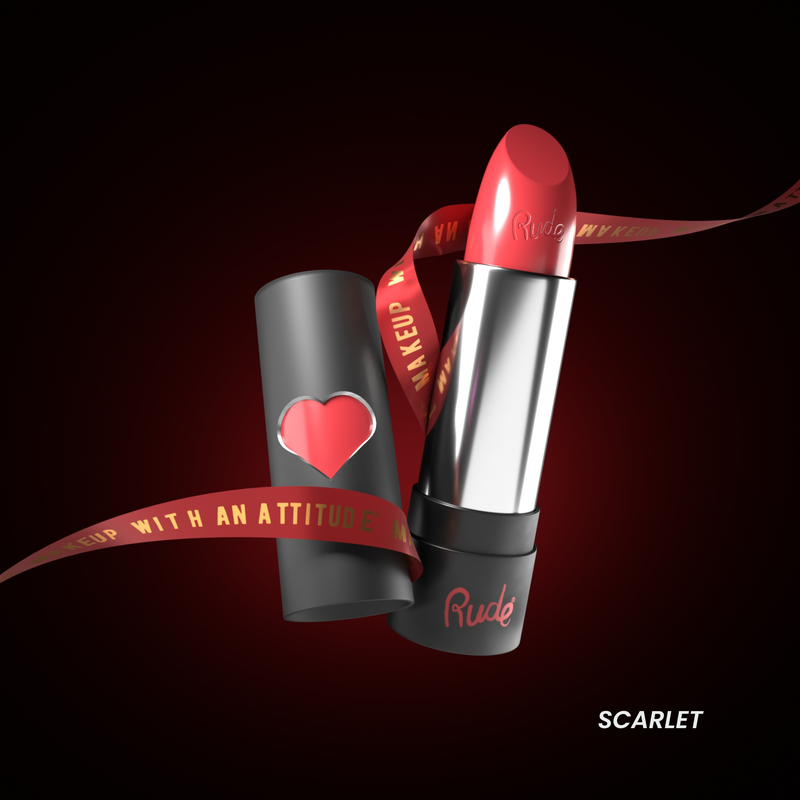 Rude Cosmetics Hydro Shine Moisturizing Lipstick Lipstick Black Scarlet