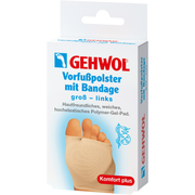 Gehwol Gehwol Metatarsal cushion with bandage Large left - 16 Oz Metatarsal Cushion Light Gray