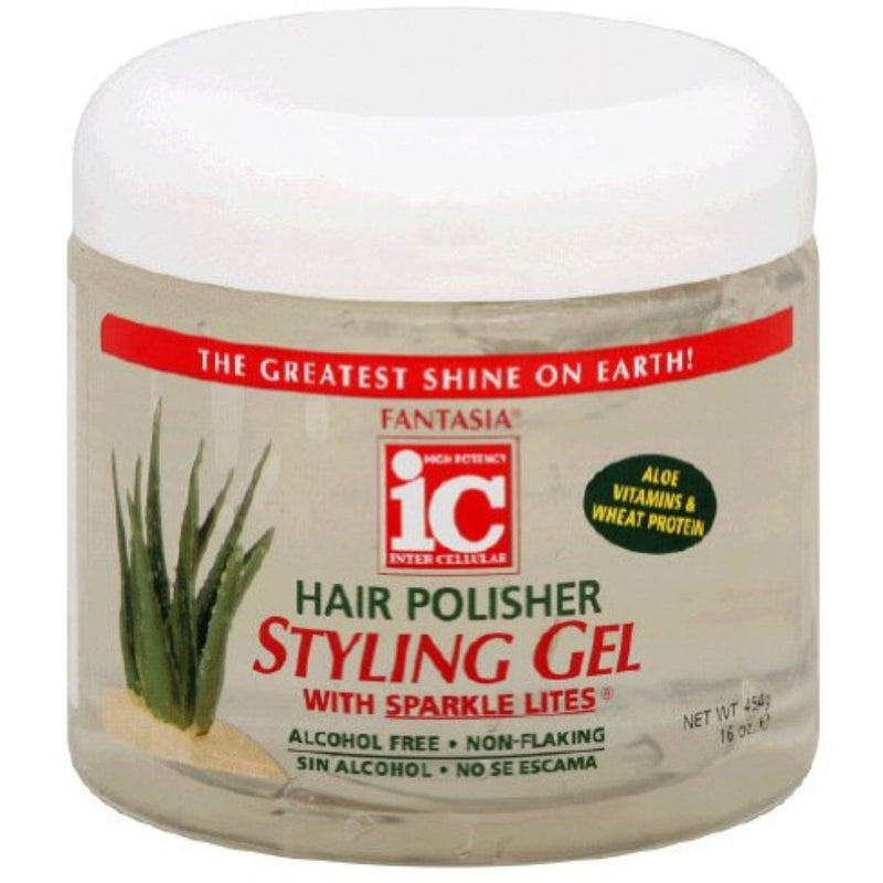 Fantasia Fantasia IC Hair Polisher Styling Gel With Sparkle Lites - 16 Oz Hair Care Lavender