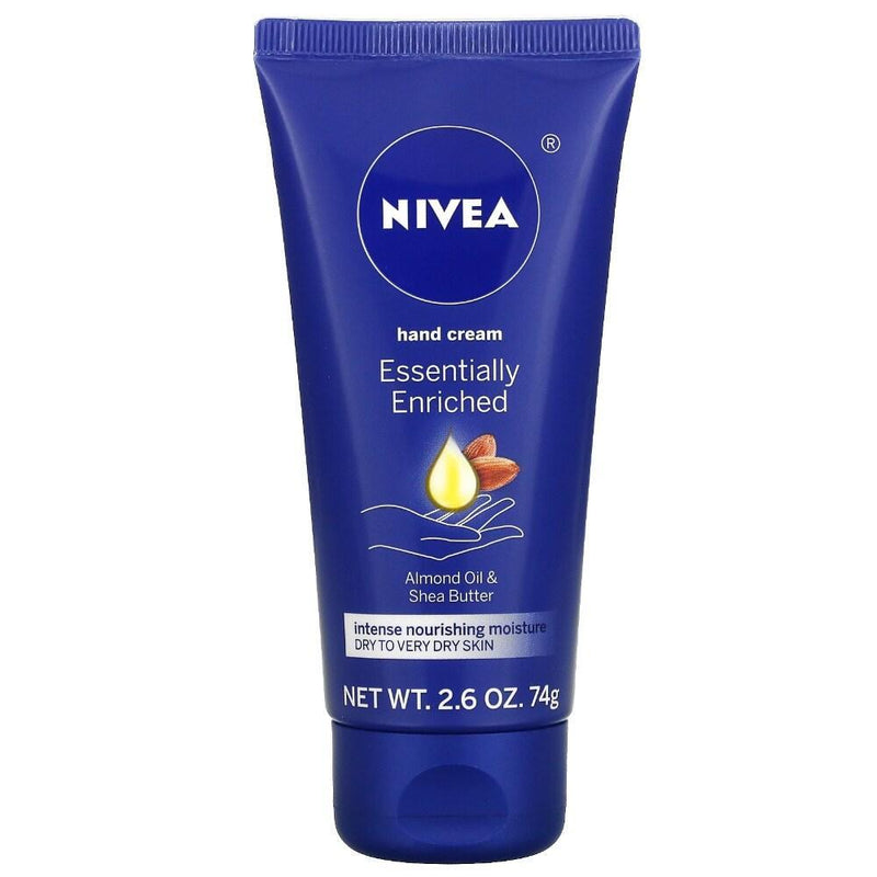 Nivea Nivea Essentially Enriched Hand Cream, Almond Oil Shea Butter, 2.6 Oz Personal Care White Smoke