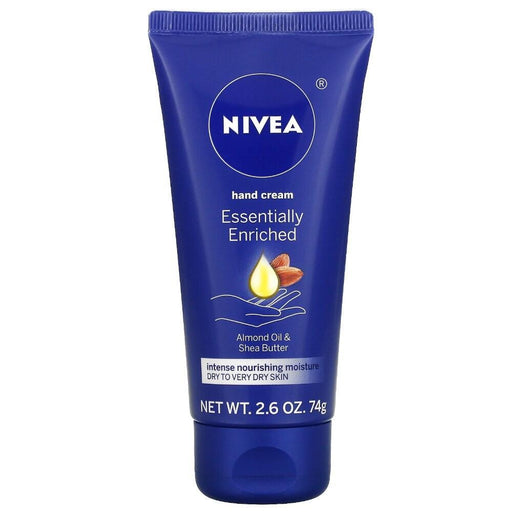 Nivea Nivea Essentially Enriched Hand Cream, Almond Oil Shea Butter, 2.6 Oz Personal Care White Smoke