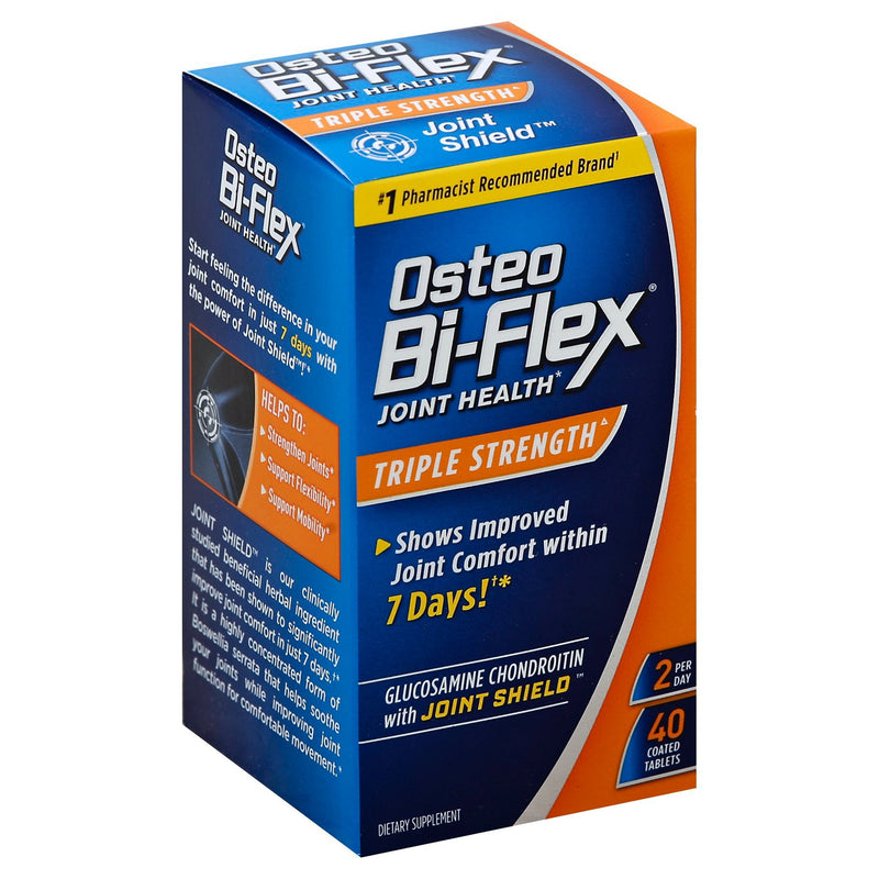 Osteo Bi-Flex Osteo Bi-Flex Glucosamine Chondroitin Joint Health Supplement Coated Tablets - Triple Strength Vitamins & Supplements White Smoke