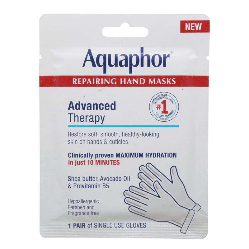 Aquaphor Aquaphor Advanced Therapy Repairing Hand Mask Skin Care Light Gray