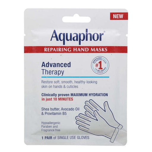 Aquaphor Aquaphor Advanced Therapy Repairing Hand Mask Skin Care Light Gray