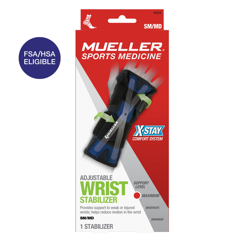 Mueller Mueller X-Stay Adjustable Wrist Stabilizer – Small/Medium (Black) Camera Stabilizers & Supports White Smoke