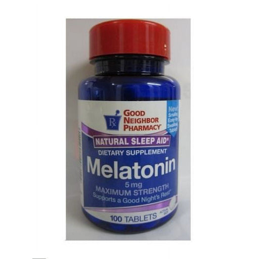 GNP GNP Melatonin 5 Mg Tab 100 Vitamins & Supplements White Smoke