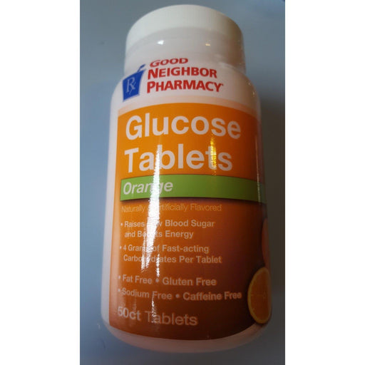 Good Neighbor Pharmacy Good Neighbor Pharmacy GNP Glucose Tab Orange Health & Beauty Slate Gray