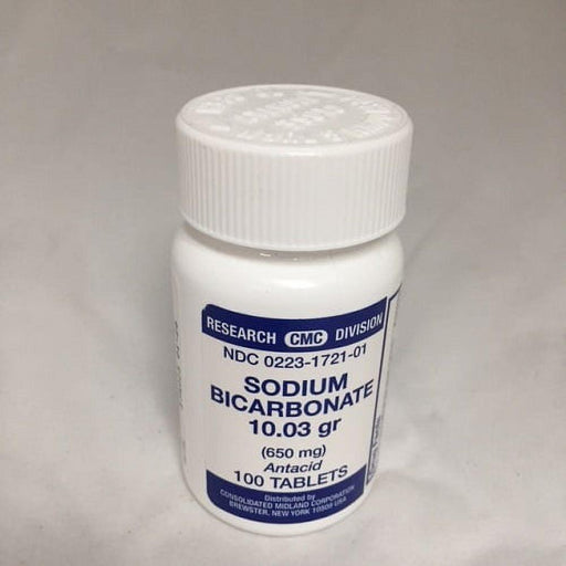 Concord Laboratories Inc. Concord Laboratories Inc. Sodium Bicarbonate 10Gr Tablets - 100 By CMC Medicine & Drugs Gray