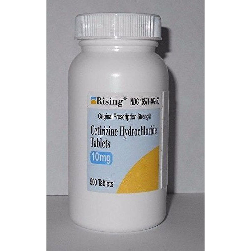 Mylan Pharmaceuticals Cetirizine Hydrochloride  10Mg Tablet 500Ea Medicine & Drugs Dark Gray