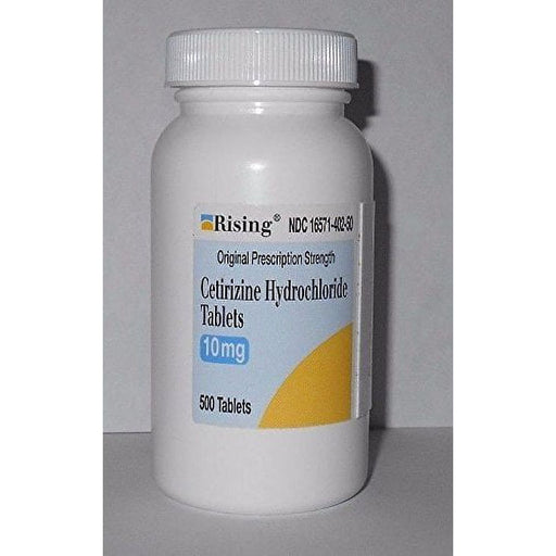 Mylan Pharmaceuticals Cetirizine Hydrochloride  10Mg Tablet 500Ea Medicine & Drugs Dark Gray