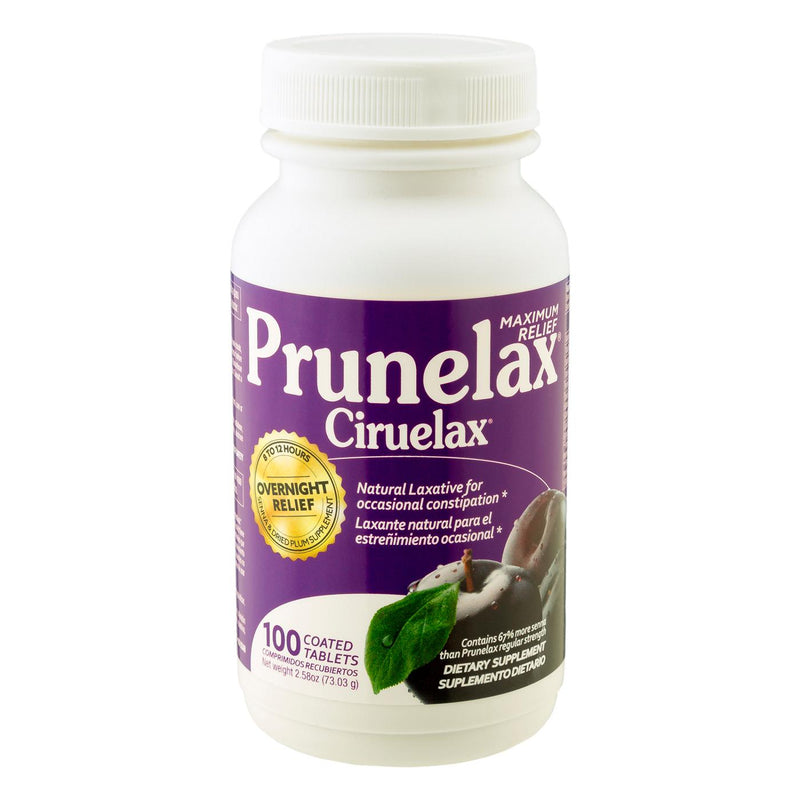 Prunelax Prunelax Ciruelax Natural Laxative Maximum Relief Tablets Health & Beauty White Smoke