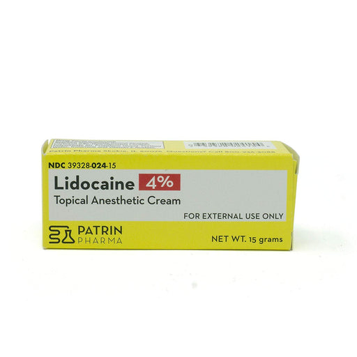 Patrin Pharma Lidocaine Cr 4% 15gm Top Medicine & Drugs White Smoke