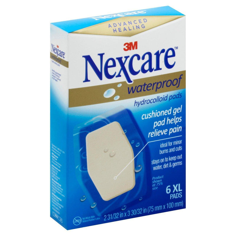 Nexcare Nexcare Advanced Healing Waterproof Hydrocolloid Pads First Aid White Smoke