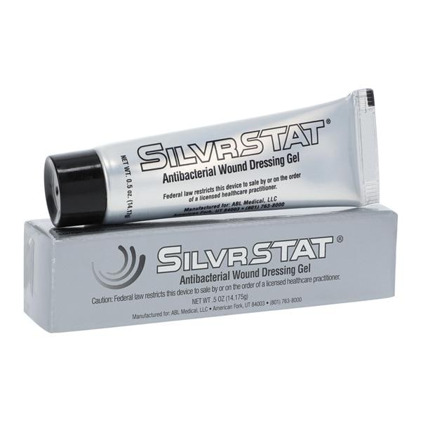 SilvrSTAT SilvrSTAT Antibacterial Wound Dressing Gel 3 Oz First Aid White Smoke