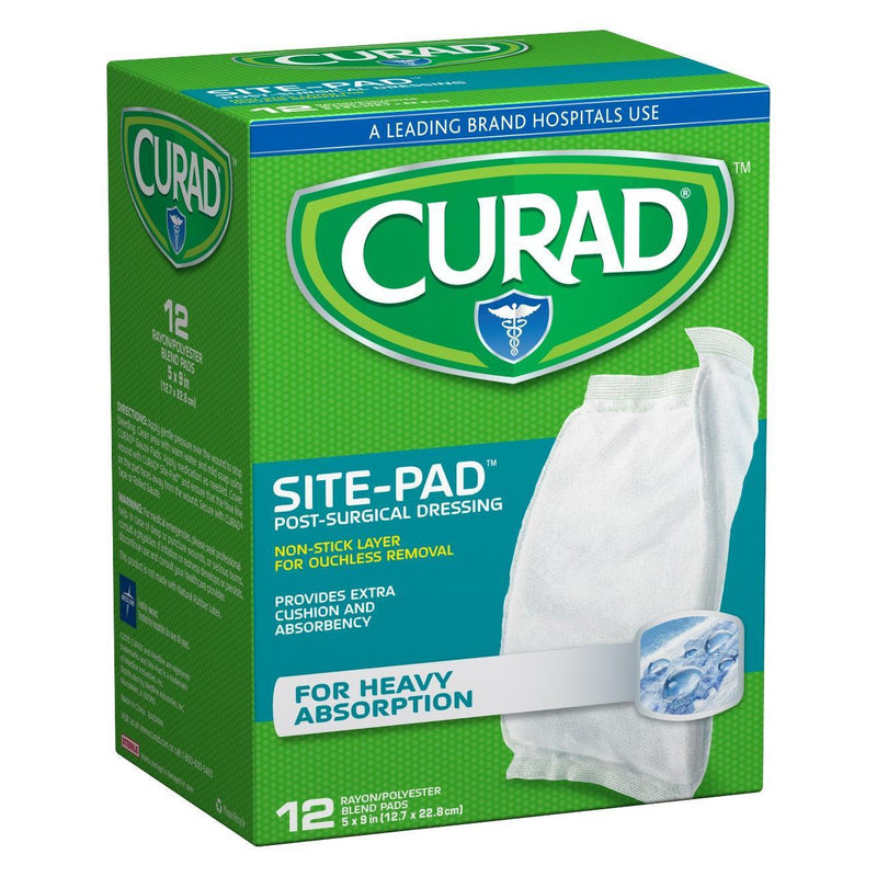 Curad Curad SitePad Surgical Dressings 5" X 9" First Aid White Smoke