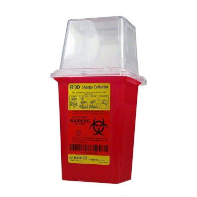 BD BD Sharps Collector Phlebotomy 1.5 Qt Medical Supplies White Smoke