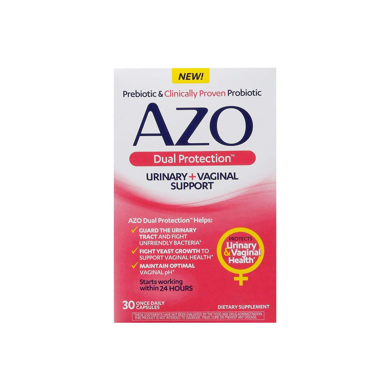 Azo Azo Urinary + Vaginal Support - Capsules - Dual Protection Personal Care Lavender