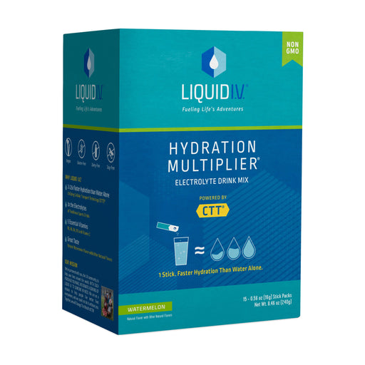 Liquid I.V. Liquid I.V.® Hydration Multiplier – Watermelon Flavor Powdered Beverage Mixes Dark Cyan