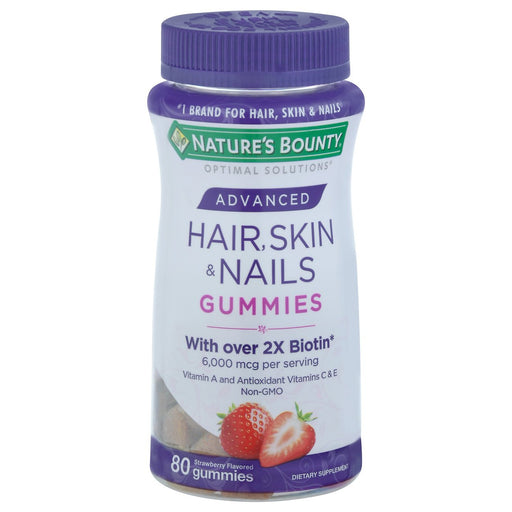 Nature's Bounty Nature's Bounty® Optimal Solutions® Advanced Hair, Skin & Nails Health & Beauty Light Gray