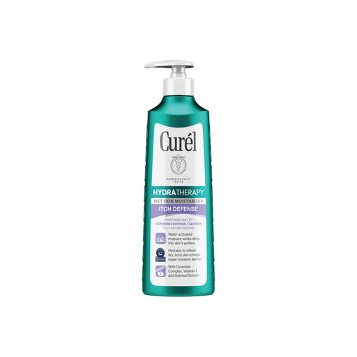 Curel Curel Hydra Therapy Itch Defense Wet Skin Moisturizer Lotion, 12 Fl Oz Lotion & Moisturizer White Smoke