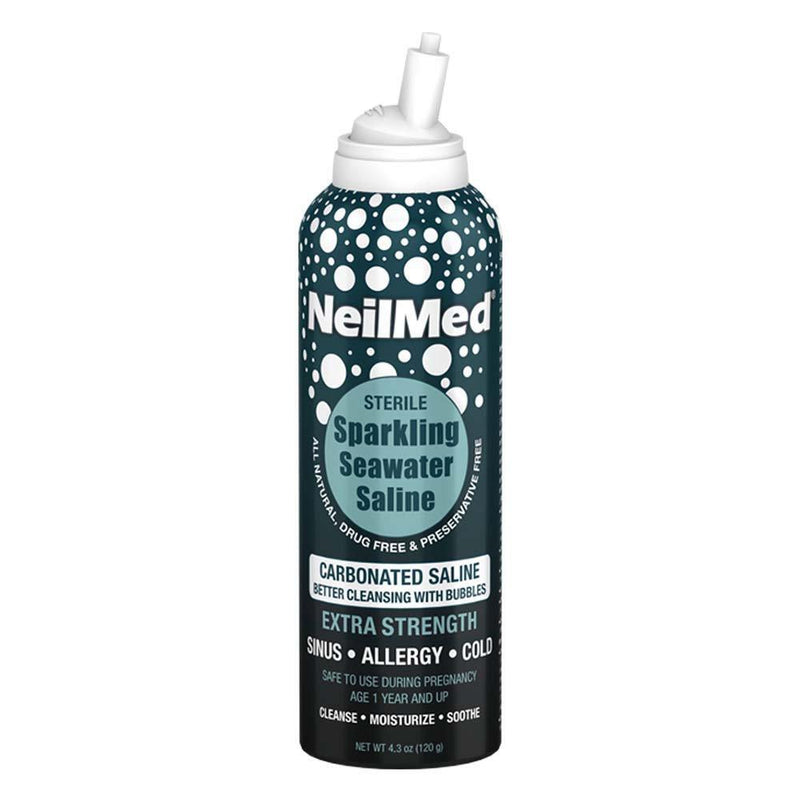 NeilMed NeilMed Sterile Sparkling Seawater Saline Health & Beauty White Smoke