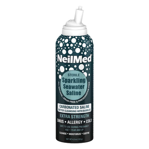 NeilMed NeilMed Sterile Sparkling Seawater Saline Health & Beauty White Smoke