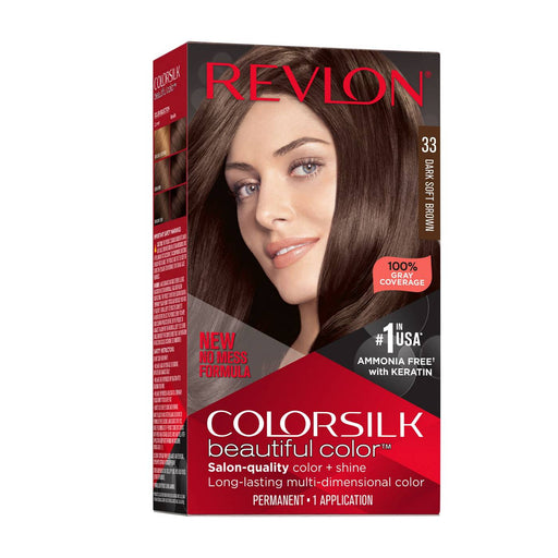 Revlon Revlon Hair Color, Permanent, Dark Soft Brown 30 Hair Color Black