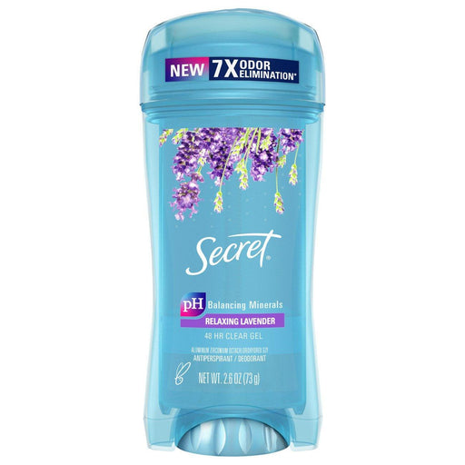 Secret Secret Women's Fresh Clear Gel Antiperspirant And Deodorant - Relaxing Lavender, 2.6 Oz Deodorant Cornflower Blue