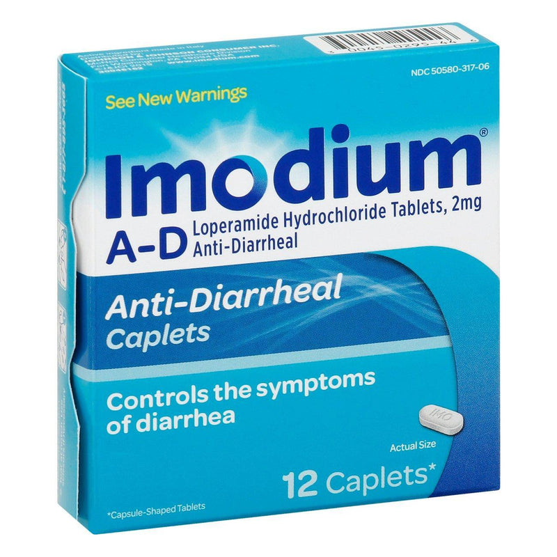 Imodium Imodium A-D Caplets - 12ct Health & Beauty Light Sea Green